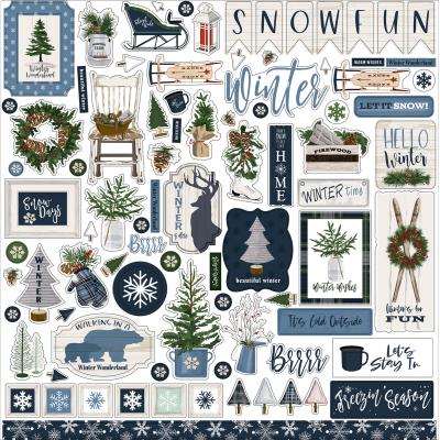 Carta Bella Welcome Winter Sticker - Element Sticker